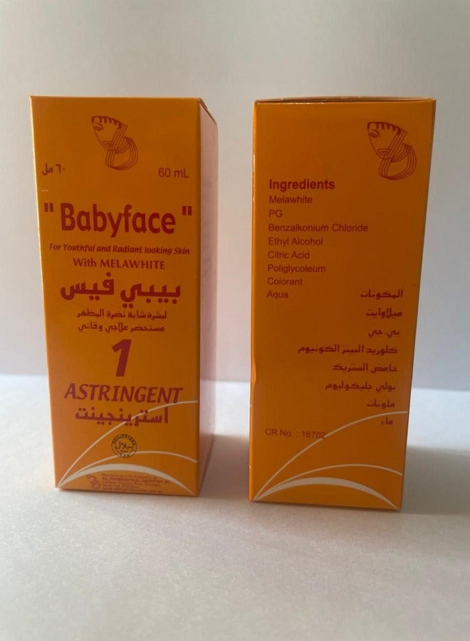 Babyface Astringent With Melawhite Multicolour 60ml - Image 3