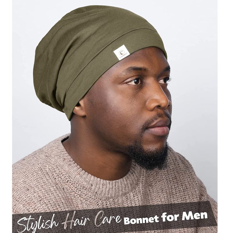 Candibella Satin Silk Bonnet Adjustable Slouchy Beanie for Men  Women Curly Hair Cover Silky Lined Cap for Sleeping - Image 5
