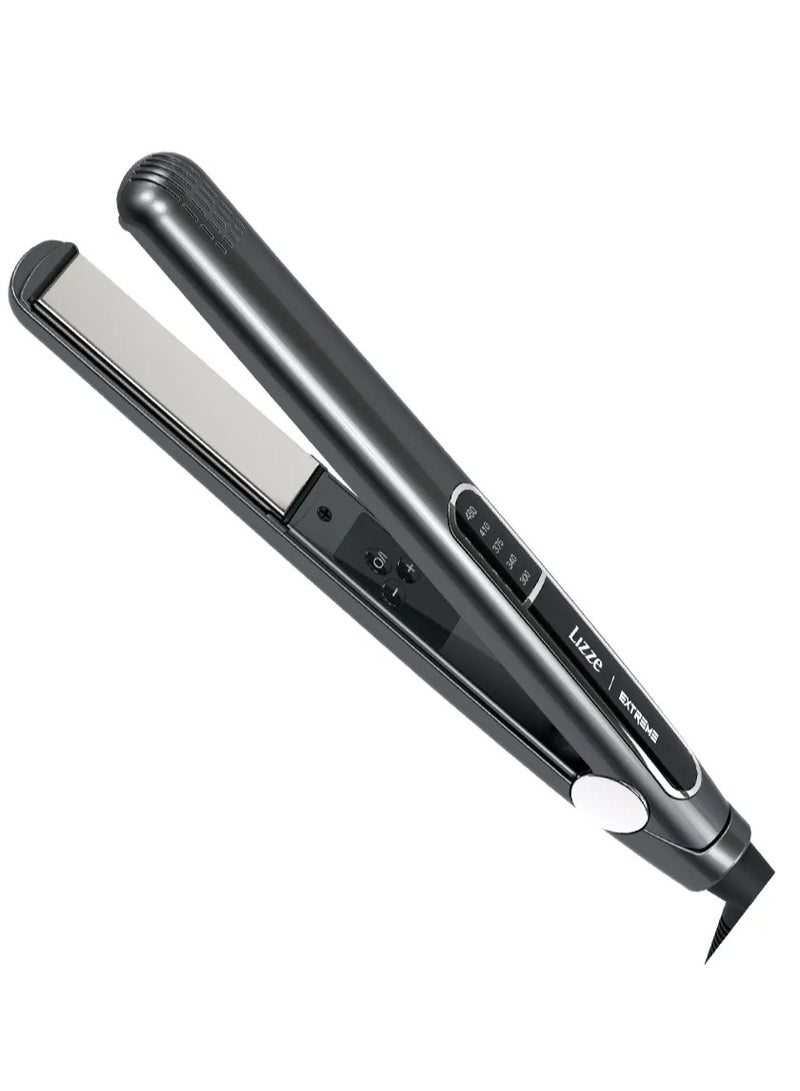 Lizze Hair Straightener 1.25" Straightening And Multiple Heat Settings Up To 480℉ Temperature With Dual Voltage(110V-220V) Volumizing Nano Technology-Titanium Flat Iron Dry Frizzy thick Hair Curls-Sleek Salon Hair Styling Tool - Image 2