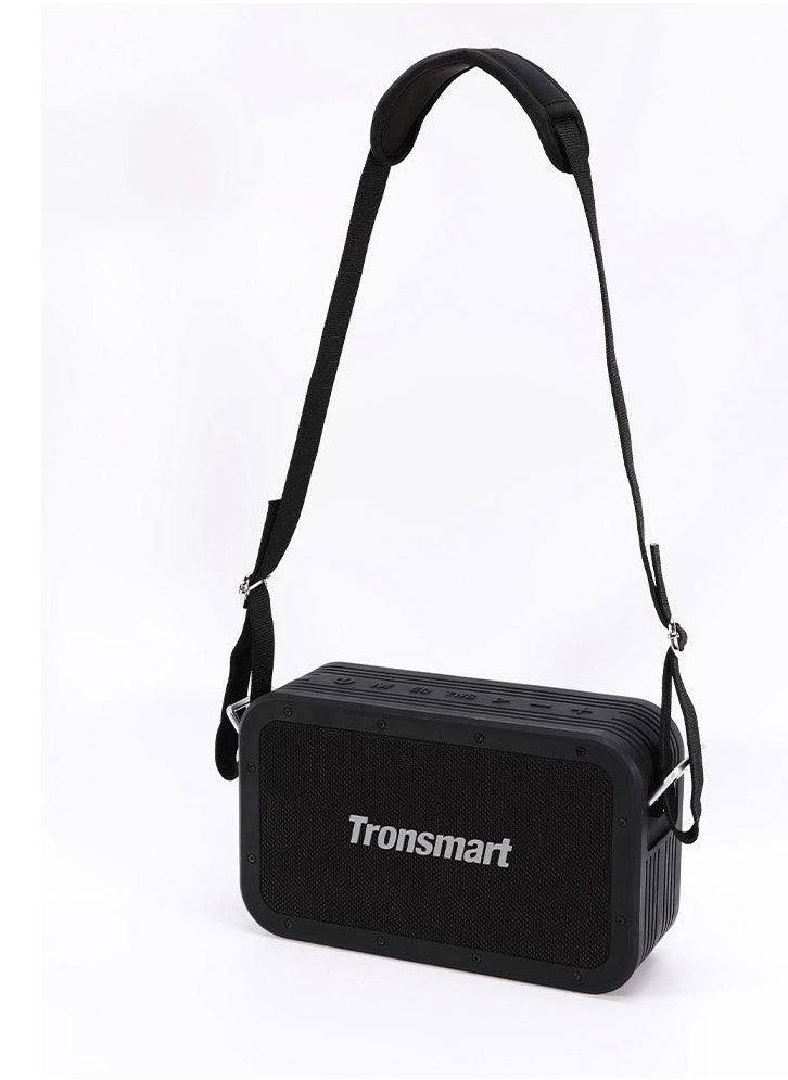 ترونسمارت مكبر صوت خارجي محمول من Tronsmart force max بقوة 80 وات مع تقنية البلوتوث IPX6 ومقاوم للماء، ويدعم المساعد الصوتي، ويدوم حتى 13 ساعة، وبلوتوث 5.0، وبنك طاقة مدمج بقوة 15000 مللي أمبير في الساعة، باللون الأسود  - Image 1