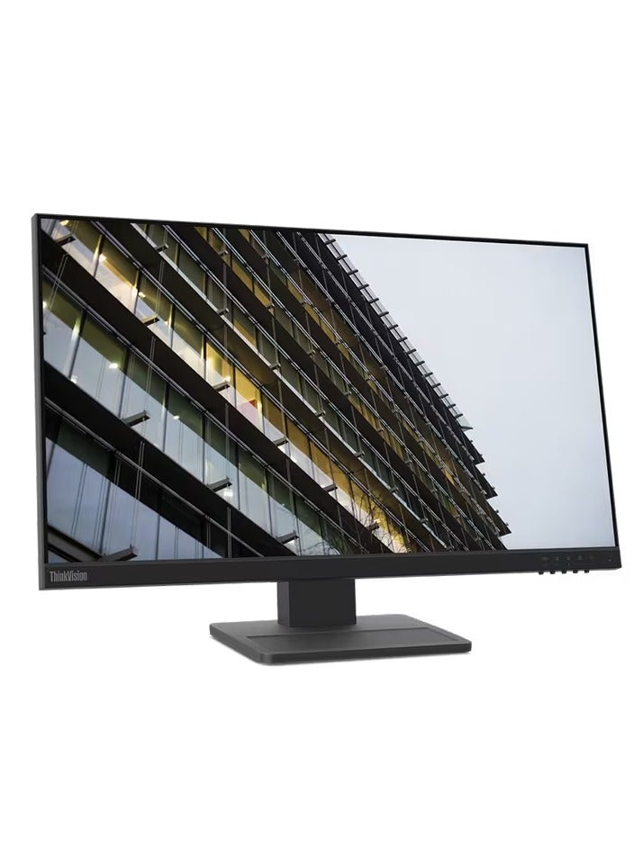 Lenovo ThinkVision E24-28 "62B6MAT3UK", 23.8" FHD (1920x1080) IPS Anti-glare Monitor, 4 ms, Low Blue Light, VGA, HDMI, DP & Cables included | Black - Image 1