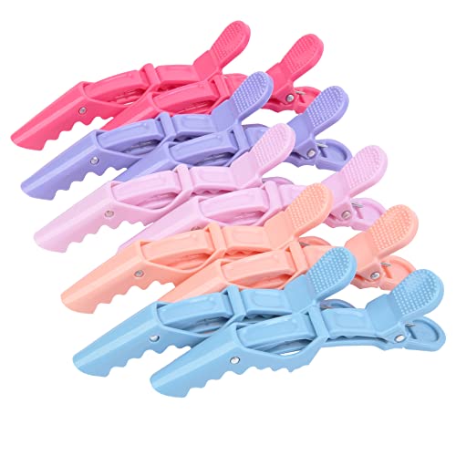 HH&LL Hair Clips for Women – Wide Teeth & Double-Hinged Design – Alligator Styling Sectioning Clips of Professional Hair Salon Quality - 10Pack - Image 1