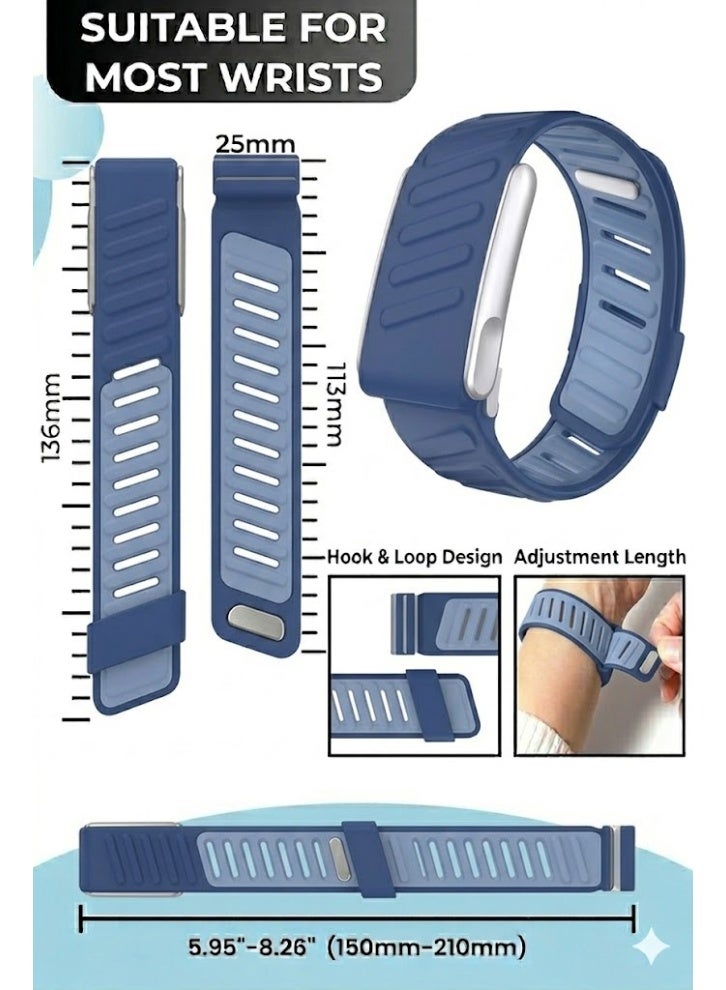 ZERO LIFESTYLE Silicone Sport Band Compatible with Whoop 5.0 Band Strap for Men and Women, Breathable and Waterproof Silicone Wristband Compatible with whoop mg band, Replacement Wrist bands Straps for Whoop 5.0 - Image 4