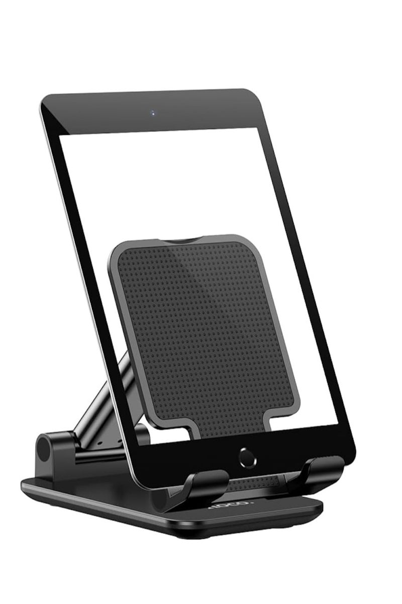 Hoco PH29A - Carry Folding Desktop Stand within 4.7-10 inches, Compatible With iPhone Samsung Xiaomi Oppo Huawei - Black - Image 2