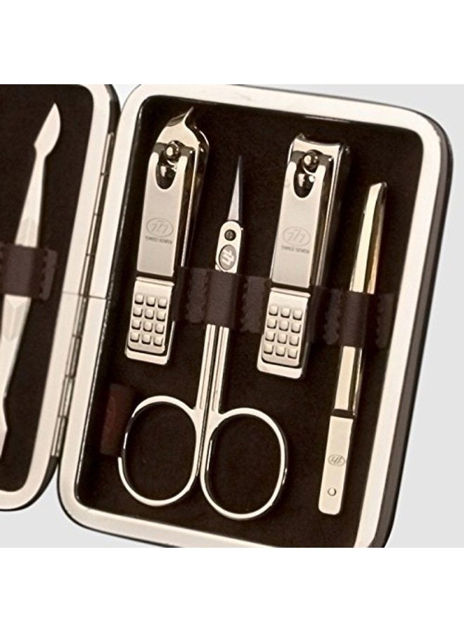 777 Three Seven World No. 1. (777) Travel Manicure Grooming Kit Nail Clipper Set (8 PCs, TS-391WG), MADE IN KOREA, SINCE 1975. - Image 3