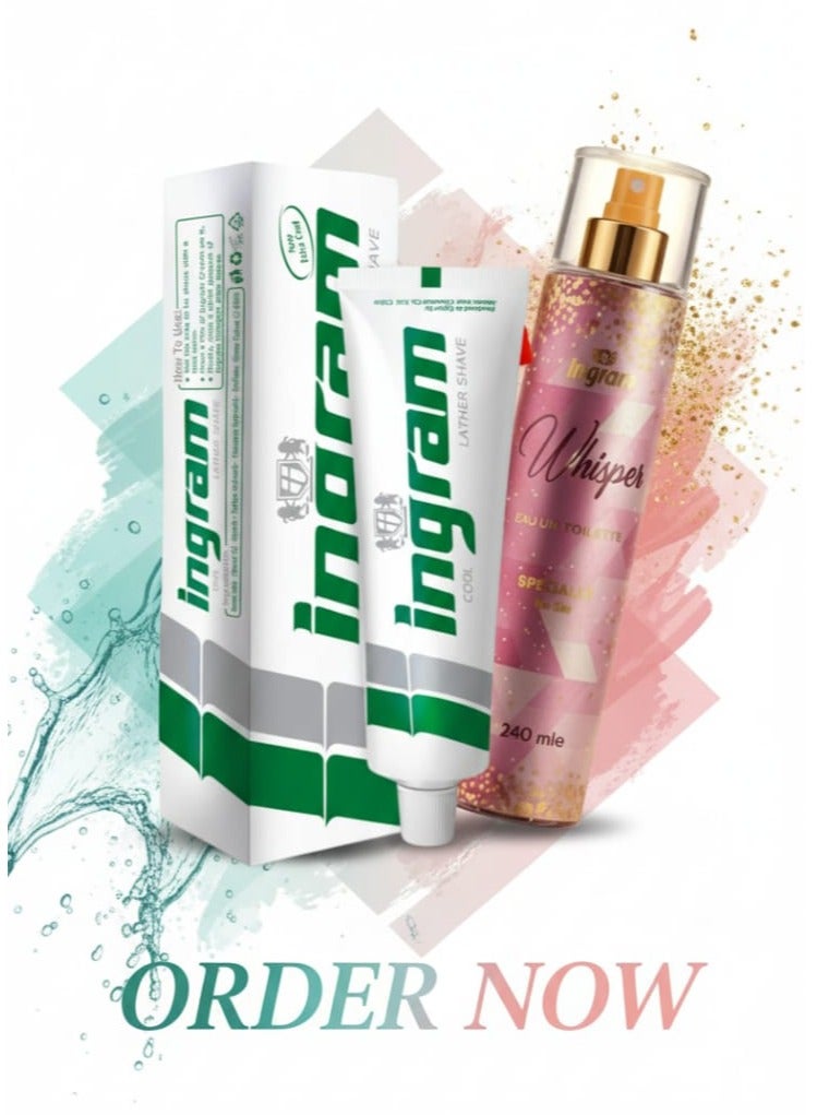 إنجرام كريم الحلاقة 60 جم و سبلاش ويسبر 240 مل - Image 1
