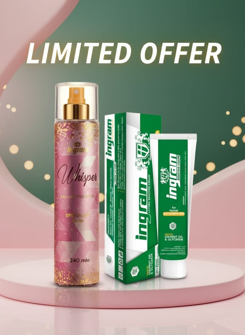 إنجرام كريم الحلاقة 60 جم و سبلاش ويسبر 240 مل - Image 2