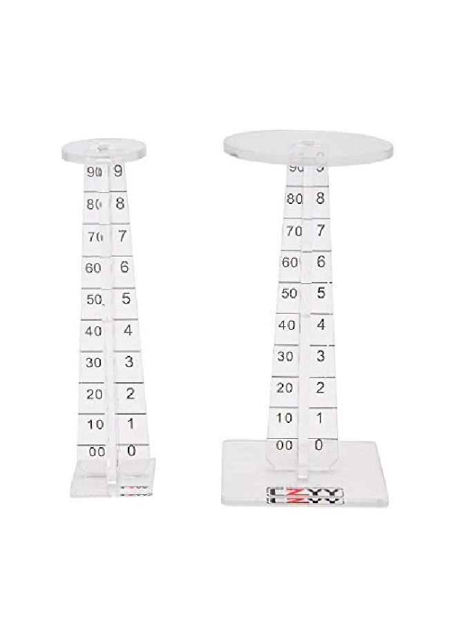 CZYY Flying Miniatures Combat Riser (Set Of 2) Acrylic Laser Cut Flight Stand Terrain From 0 To 9999 Ft Perfect For D&D, Dungeons And Dragons, Warhammer And Other Tabletop Rpg - Image 2