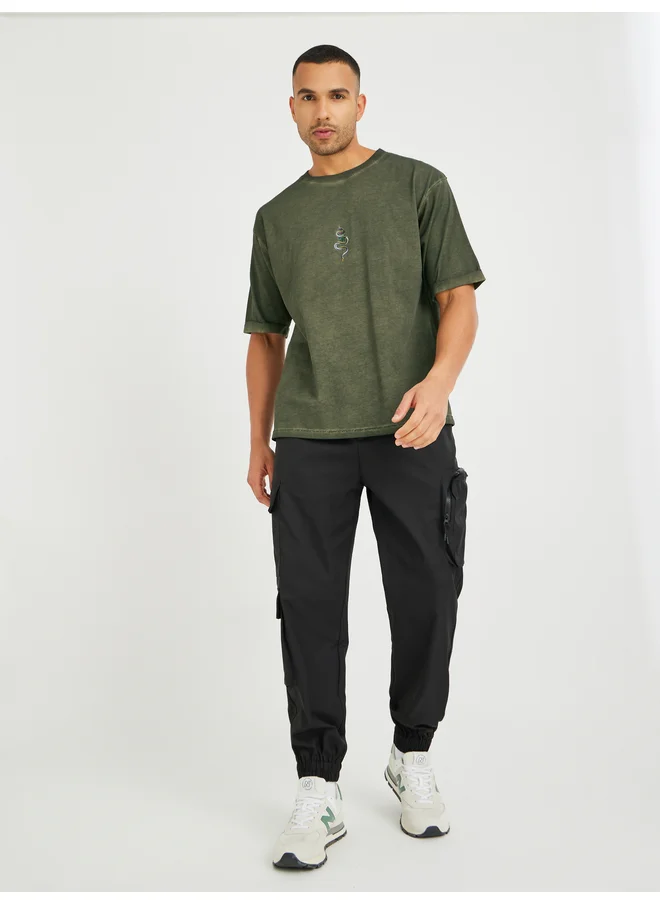 Styli Styli Graphic Print Oversized Cotton T-Shirt