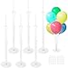 Bvrbaory 6 Sets Balloon Sticks with BaseBalloon Stand KitsBalloon Stands with Base for Table Center Floor Birthday Wedding Party Decorations - Image 2