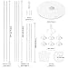 Bvrbaory 6 Sets Balloon Sticks with BaseBalloon Stand KitsBalloon Stands with Base for Table Center Floor Birthday Wedding Party Decorations - Image 4