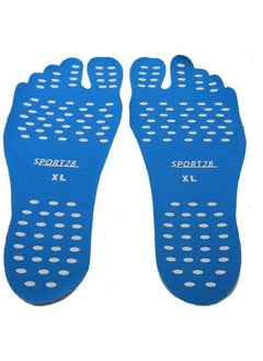 Generic Flexible and invisible stickers to protect feet during exercise, anti-slip sock design, waterproof, sticky on outsole, suitable for yoga, pool, beach sand small  - Image 2