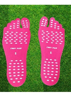Generic Flexible and invisible stickers to protect feet during exercise, anti-slip sock design, waterproof, sticky on outsole, suitable for yoga, pool, beach sand small  - Image 4