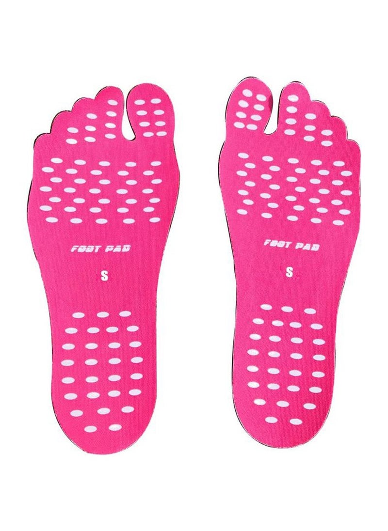 Generic - Flexible and invisible stickers to protect feet during exercise, anti-slip sock design, waterproof, sticky on outsole, suitable for yoga, pool, beach sand small - Image 1