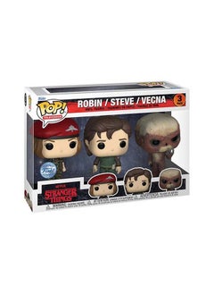 Funko Pop Tv: Stranger Things S4 - Hunter Robin, Steve, and Vecna 3pk Exclusive, Collectable Vinyl Figure - Gift Idea - Official Merchandise - Toys for Kids & Adults - 66909  - Image 3