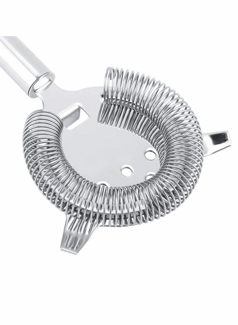 Filtering Tool Cocktail Strainer Ice Fruit Separator Filter, Rust-Resistant Drinks Filter for Commercial Bartender's Supplies or Home - Image 2