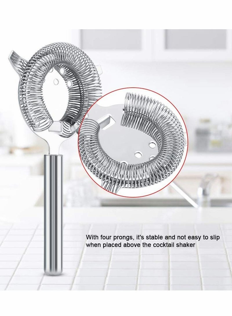 Filtering Tool Cocktail Strainer Ice Fruit Separator Filter, Rust-Resistant Drinks Filter for Commercial Bartender's Supplies or Home - Image 3