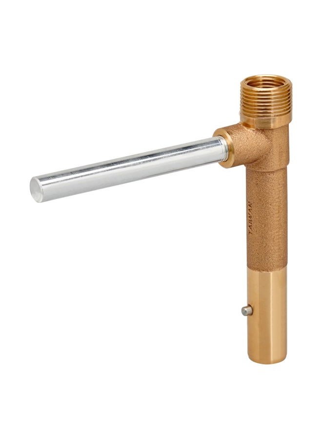 Underhill QK-075 Solid Brass Quick Coupler Key, 3/4-Inch MPT x 1/2-Inch FPT Outlet - Image 1