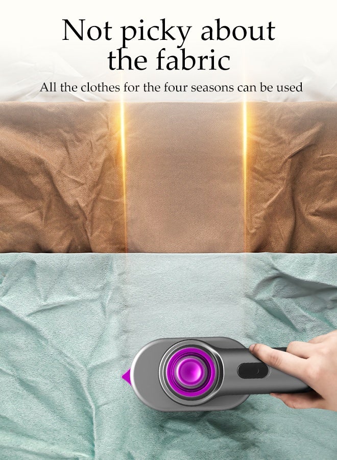 DUNISO Mini Handheld Steam Iron Portable 90° Rotating Handle Handheld Garment Steamer with Non-stick Soleplate Fast Heat Up Soleplat 2-in-1 Dry and Wet Ironing Handheld Hanging Ironing Machine for Home and Travel - Image 3