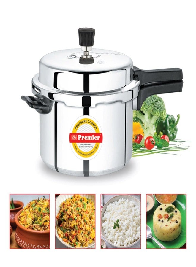 Premier Netraa Aluminium 3 Ltr Pressure Cooker - Efficient Cooking Made Easy, Durable Aluminum Construction With Safety Features For Delicious Meals Every Time, Dishwasher Safe Cooker - Image 4