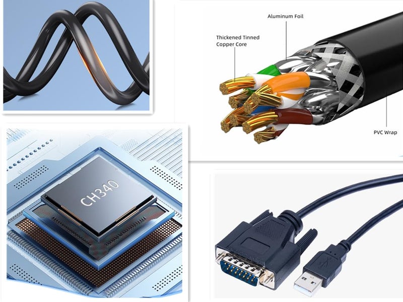 Washinglee IC690USB901 USB Programming Cable for GE PLC GE90-70 GE90-30 Series, for IC690USB901 Replacement, 10 FT - Image 5