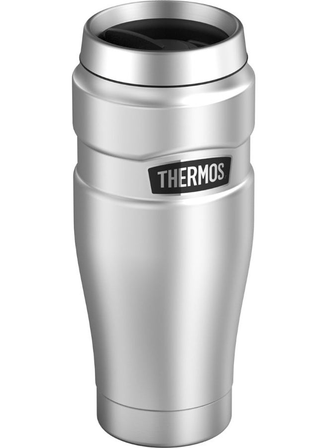 THERMOS THERMOS STAINLESS STEEL VACUUM INSULATED STEEL TUMBLER 470 ML, SK1005MS, TRAVEL TUMBLER, INSULATED CUP, TUMBLER WITH HANDLE  - Image 1
