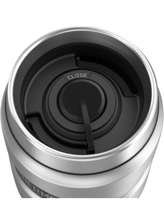 THERMOS THERMOS STAINLESS STEEL VACUUM INSULATED STEEL TUMBLER 470 ML, SK1005MS, TRAVEL TUMBLER, INSULATED CUP, TUMBLER WITH HANDLE  - Image 5