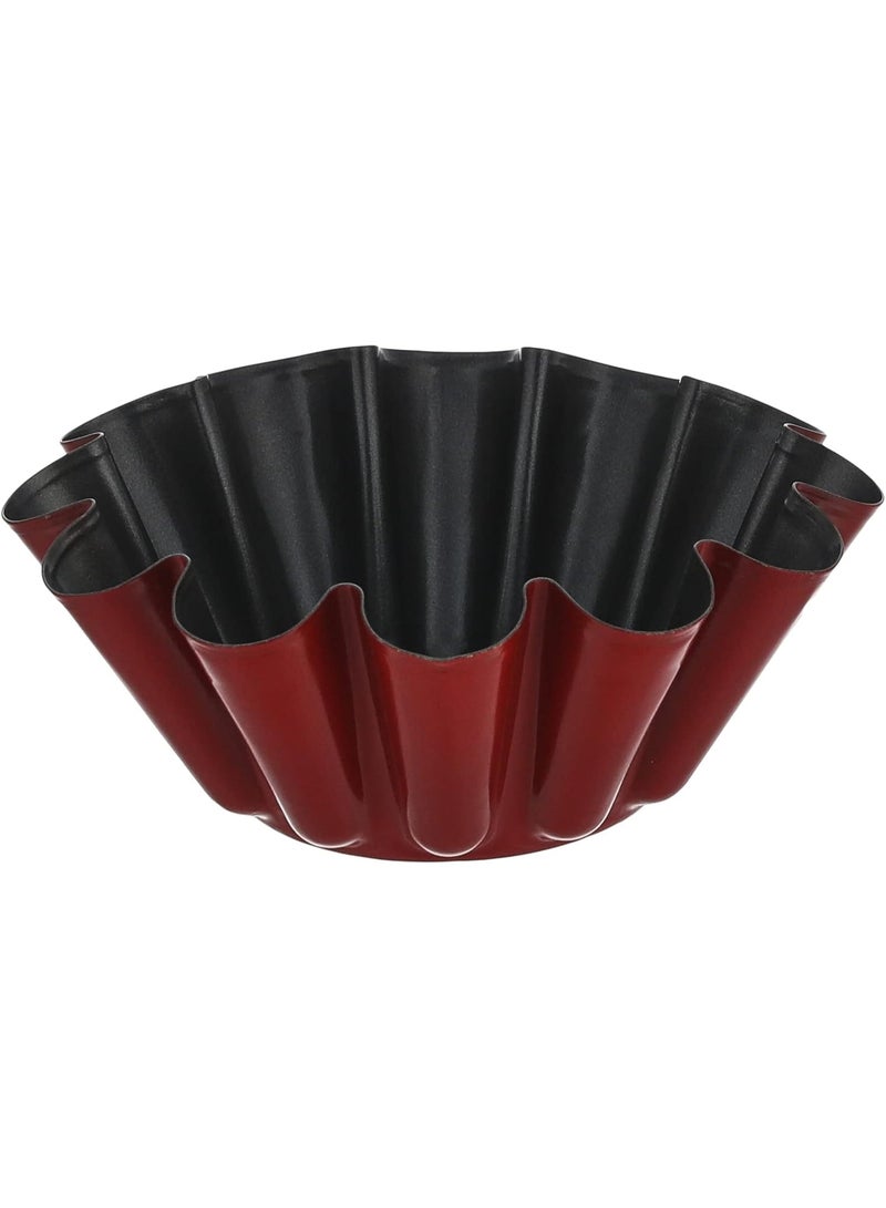 Stainless Steel Cake Pan – Medium, Red KK-3 - Image 1