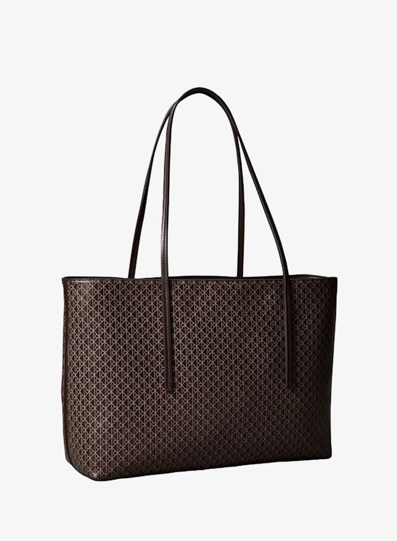 CALVIN KLEIN Emblem Print Tote Bag With Pouch - Image 3