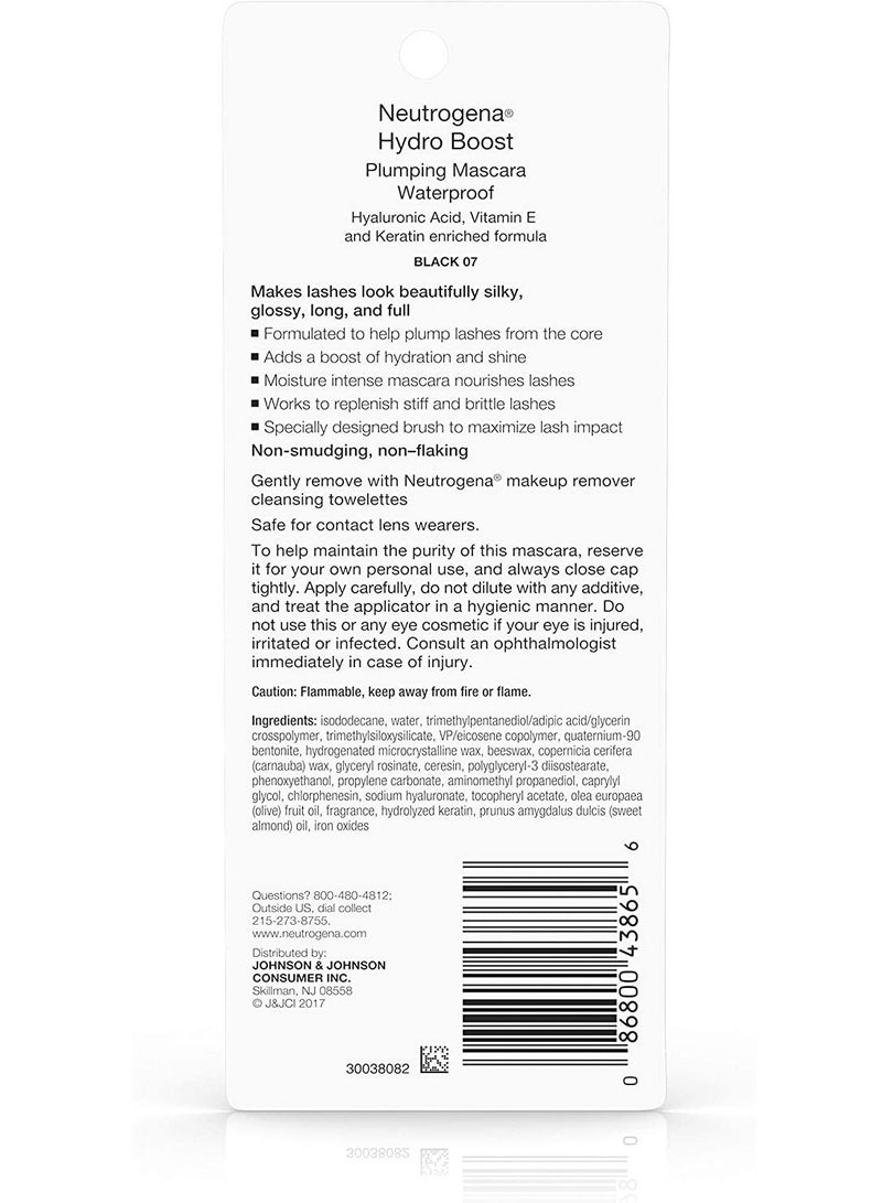Neutrogena Neutrogena Hydro Boost Plumping Waterproof Mascara Black 0.21 oz - Image 3