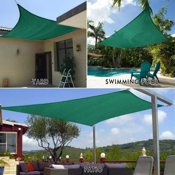 Essoti Multi Purpose Shade net/Agro/Green /75% Sun Block net with niwar Stitched- High Density 125 GSM (10 X12 FT) - Image 4