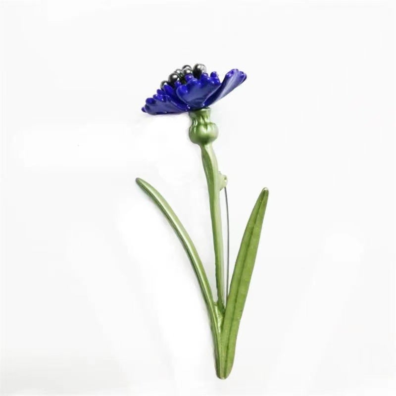 Enamel Blossom Alloy Pin - Image 1