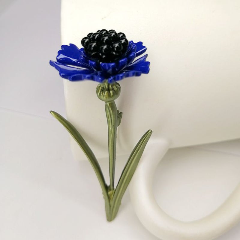 Enamel Blossom Alloy Pin - Image 2