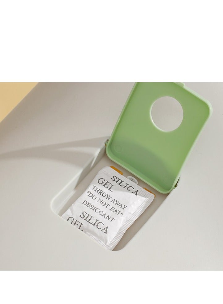 HAPPY PUSS Cat litter box enclosed, large cat sand box, litter tray for indoor, open top with carbon filter, odor control. Kitten toilet, with cat litter scoop, detachable with front door flap. - Image 5