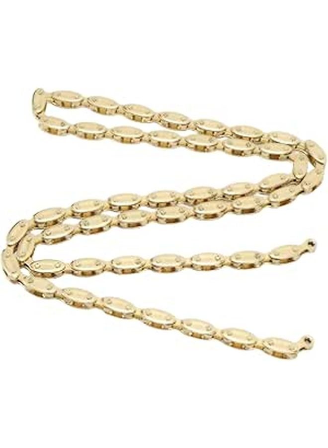 Gold Olive 100 Link High Strength Single Speed Chain for Fixed Gear BMX Bike - Image 1