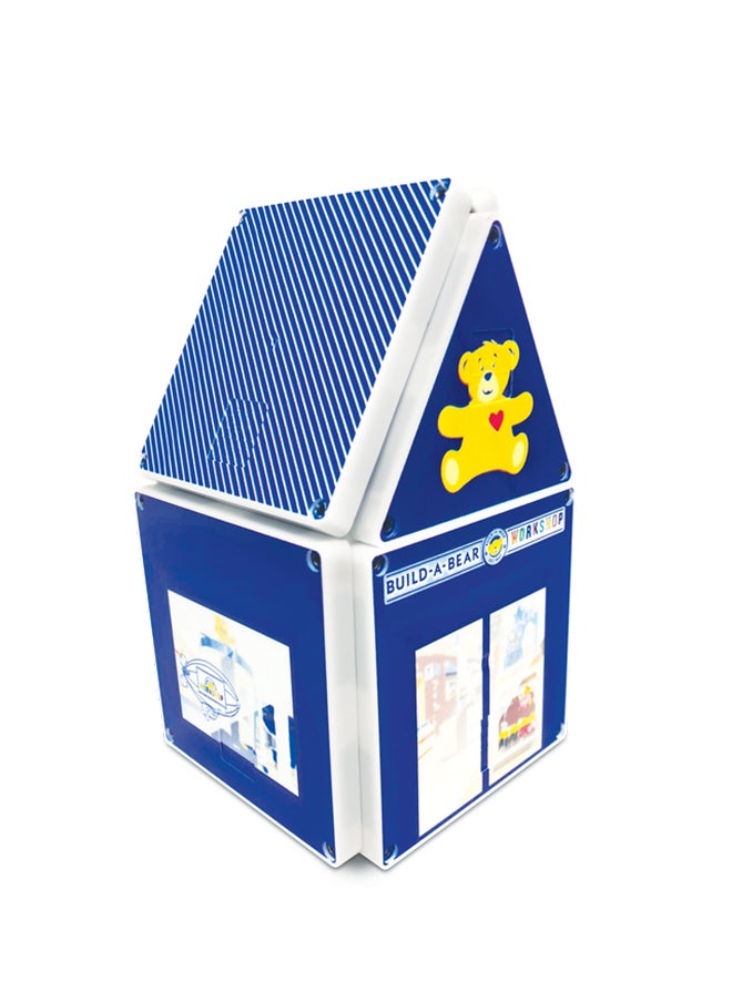 MAGNA-TILES - Create-on Build A Bear The Workshop Cub Condo| Connect With Magnets, Kids Building Toys, For Ages 3+ - Image 1