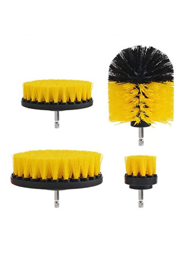 NANAO 12 Pcs Drill Brush Attachment Set for Cleaning, Power Scrubber Drill Brush Bathroom Cleaning Kit with Pad Sponge and Extend Attachment for Cleaning Bathroom,Kitchen，Car, Grout, Floor, Tub - Image 3