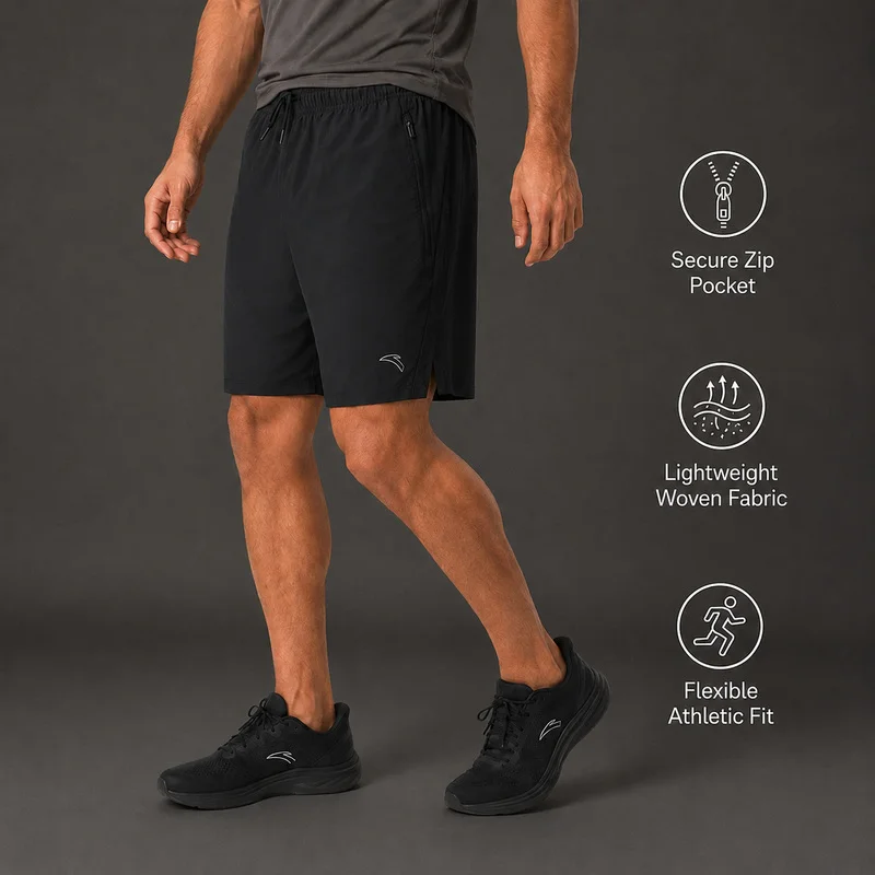 انتا Advanced Running Men's Woven Shorts