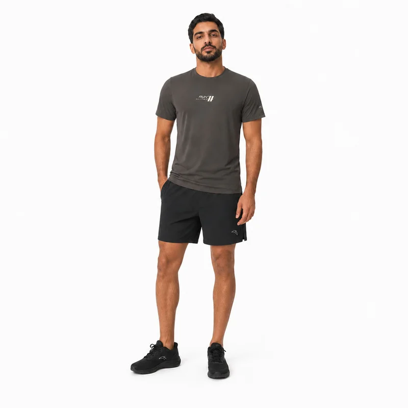 Anta black Advanced Running Men's Woven Shorts for Men | Best Price UAE