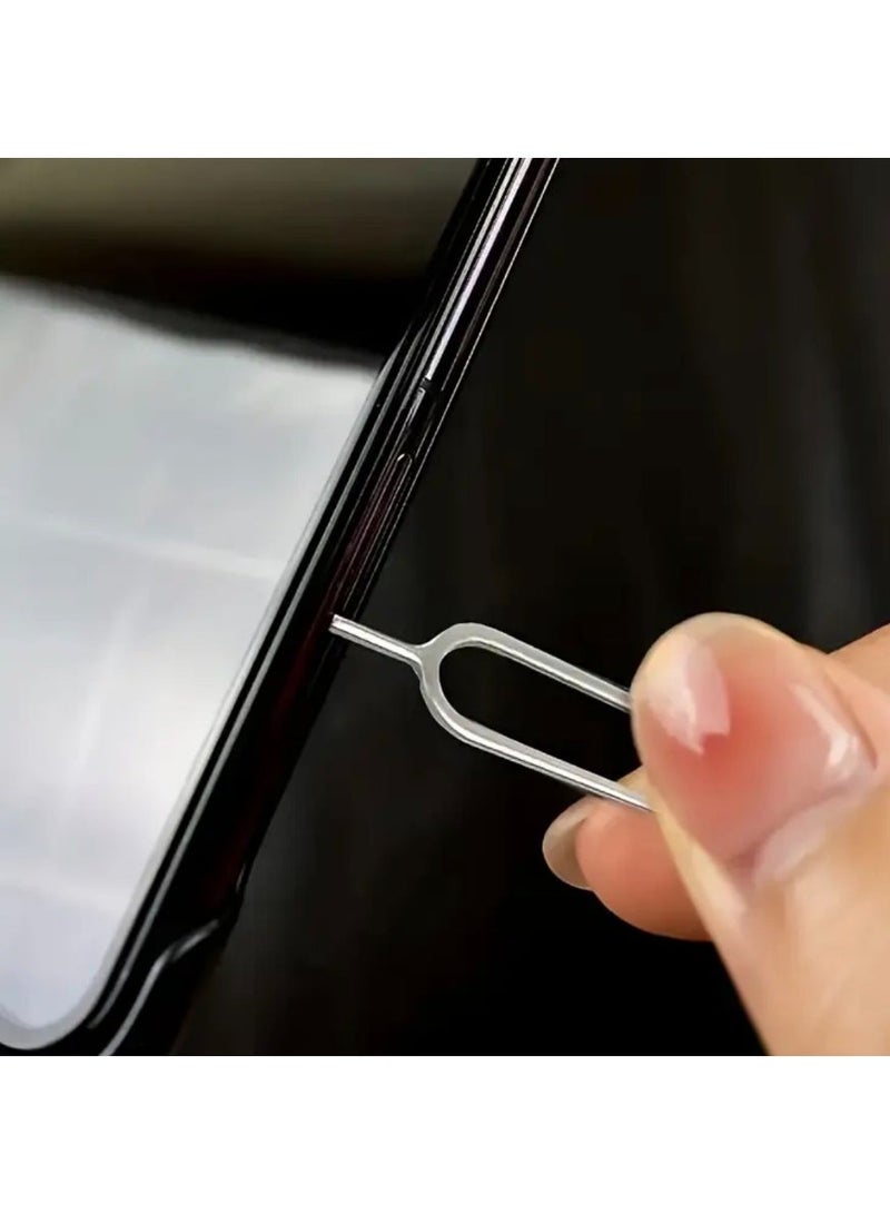 كلين ويف مجموعة دبابيس إخراج شريحة SIM (عدد 50) – أدوات معدنية متينة لإخراج درج الشريحة للهواتف الذكية، الأجهزة اللوحية والكاميرات - Image 4