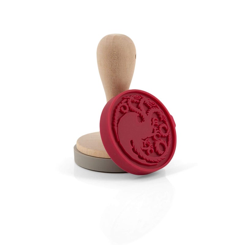 Game Of Thrones Silicone Cookie Stamps  House Stark Dire Wolf  House Targaryen Dragon Emblems  Interchangeable Set Of 2