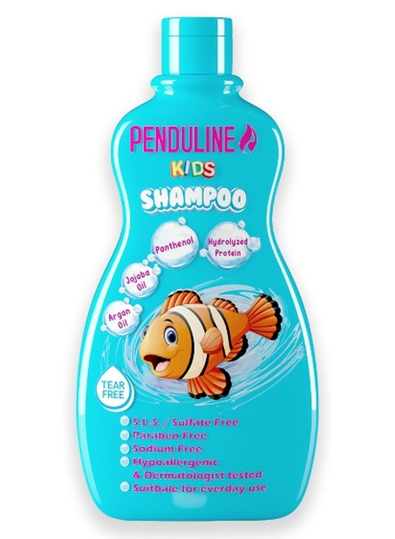 بيندولين شامبو بندولين كيدز الأزرق للشعر العادي و الجاف | تنظيف لطيف ومنع التجعد | مغذي ومرطب | 65 مل - Image 1