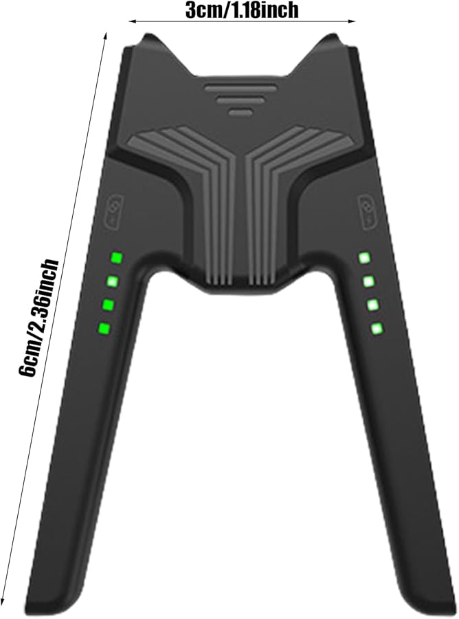 حامل شحن على شكل V بيضاء مريح للتحكم من النوع C لشحن سريع - Image 4