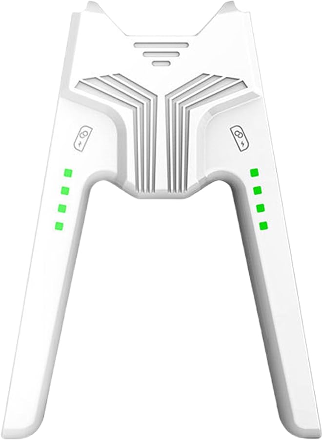 حامل شحن على شكل V بيضاء مريح للتحكم من النوع C لشحن سريع - Image 2