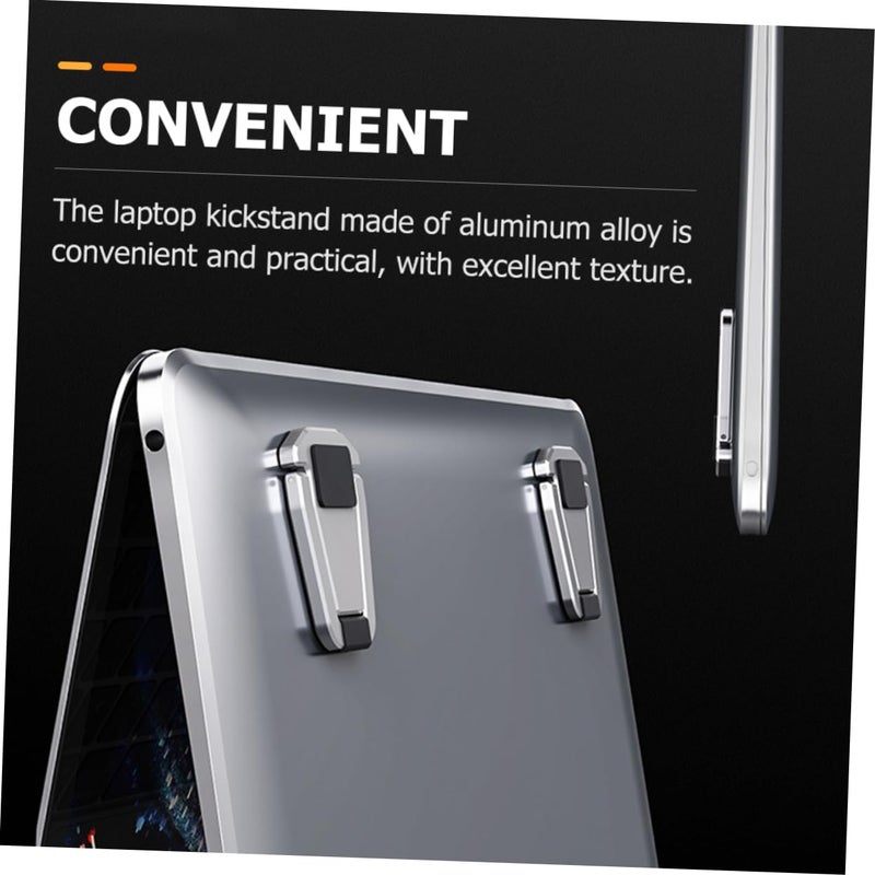 Aluminum Laptop Stand Sturdy Nonslip Riser for Desk Notebook Computer - Image 5