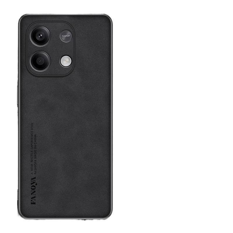 Leather Texture Protective Case for Redmi Note 13 with Shockproof and Drop Protection plus Shockproof plus Leather Texture plus Scratch Resistant in Red - Image 1