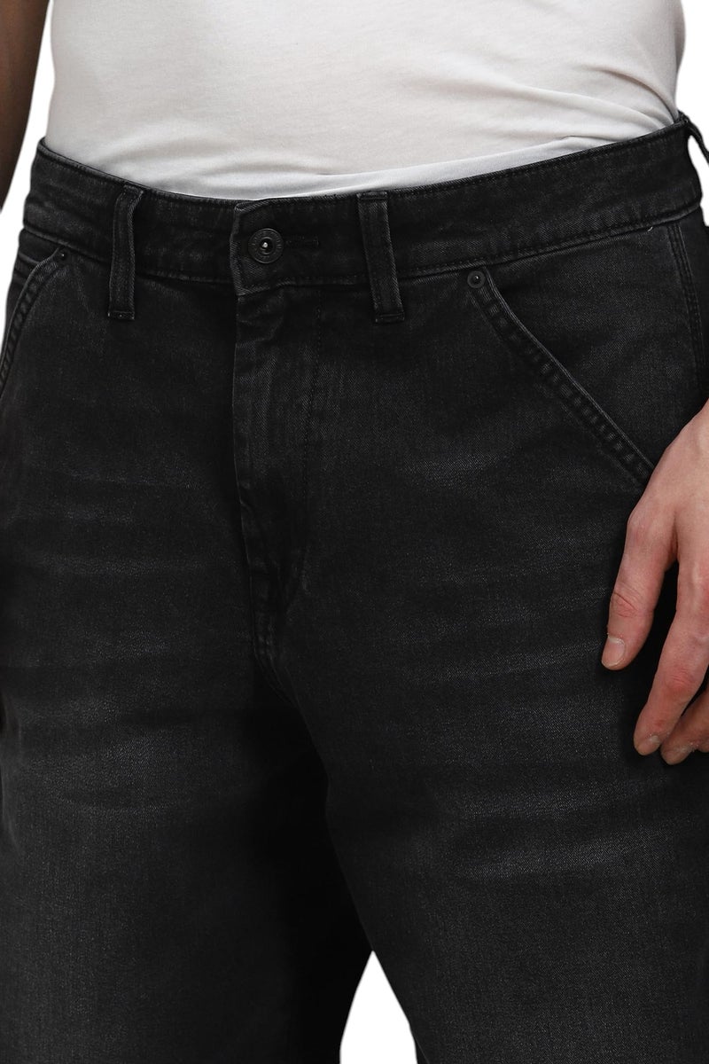LOUIS PHILIPPE Men Black Light Slim Fit Jeans - Image 4