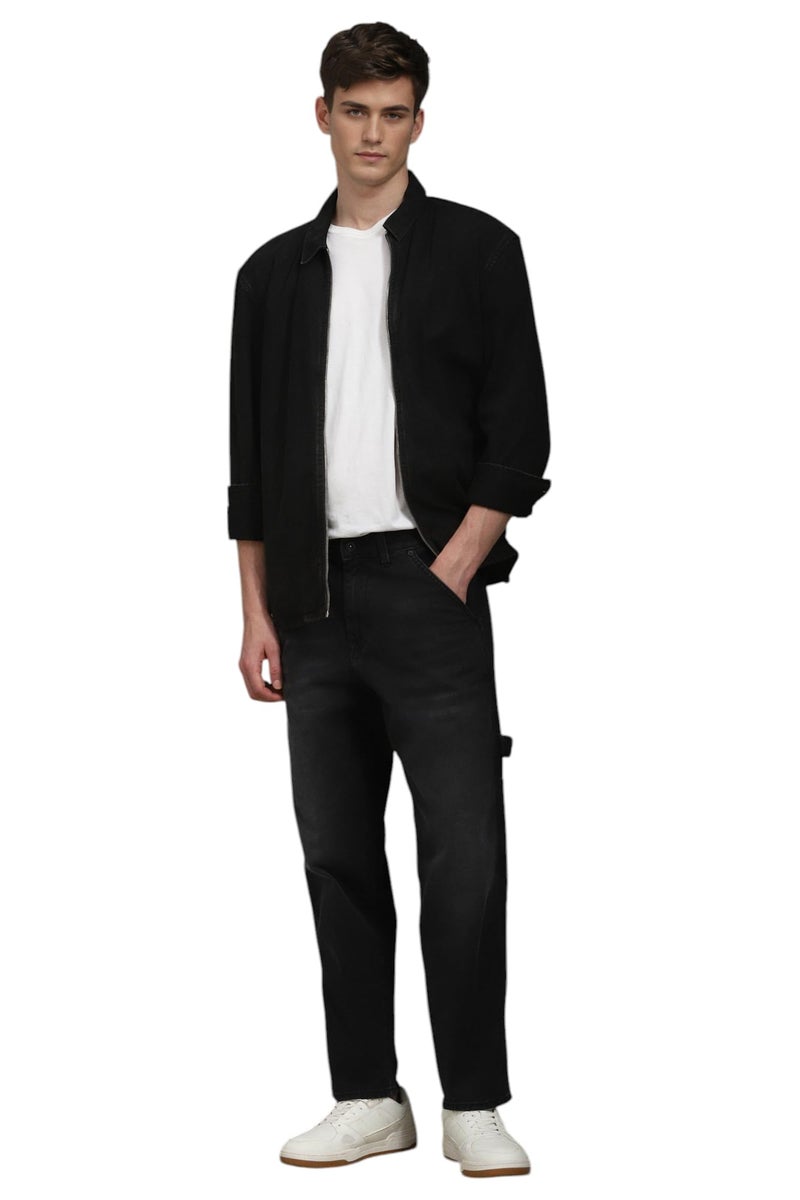 LOUIS PHILIPPE Men Black Light Slim Fit Jeans - Image 5