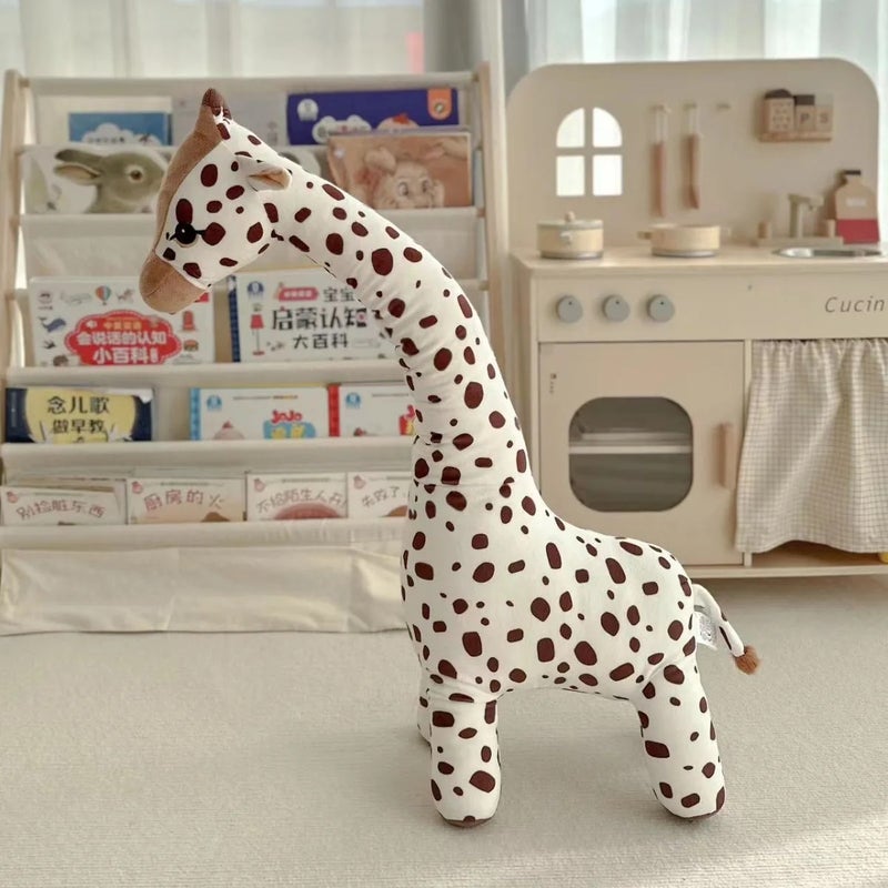 Y&D New INS Home Decor Talking Cotton Stuffed Animal Toys – Giraffe, Deer & Bear Plush with Pacifier, Soft Washed Fabric, Ideal Anniversary Gift for Kids & Nursery Decoration - Image 4