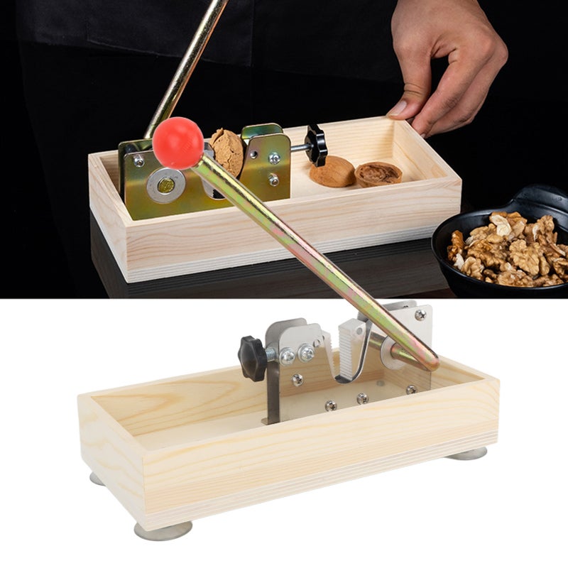 Nutcracker Nut Tongs Ergonomic Reusable Nut Cracker Opener Tool for Hazelnuts Almonds Chestnuts - Image 3